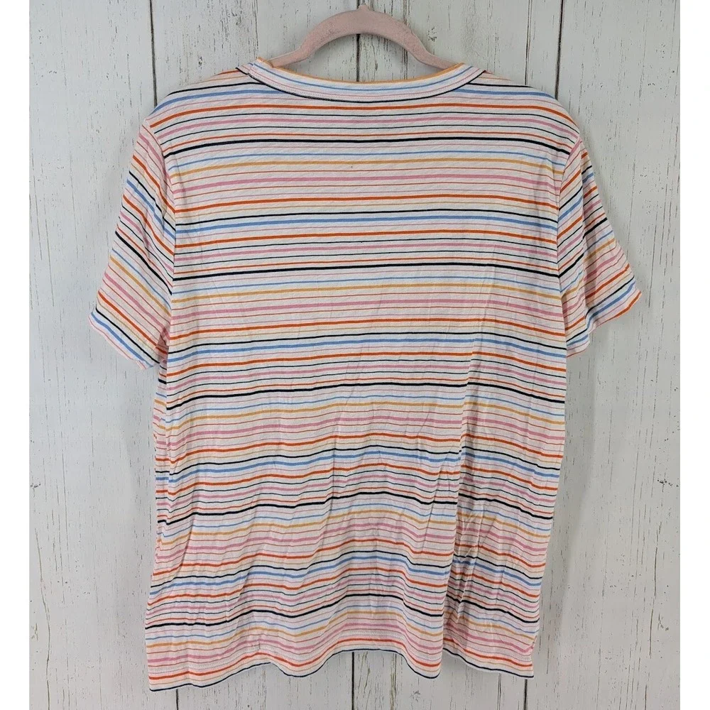 LOFT Women's Striped Multicolor Top - Picture 8 of 8